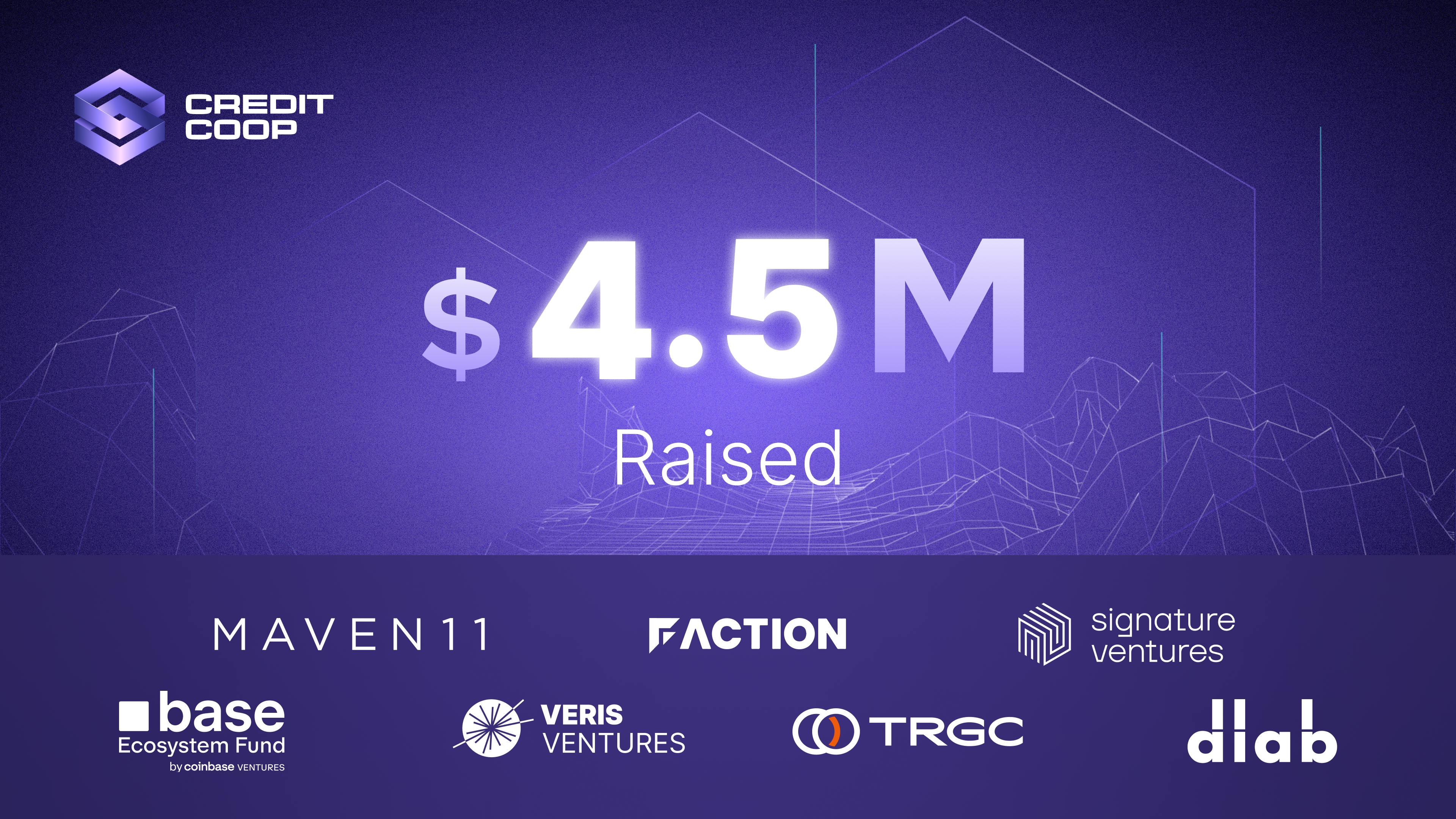 Credit Coop $4.5M Seed: Programmable Credit Infrastructure
