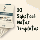 10 Substack Notes Templates (Printable)