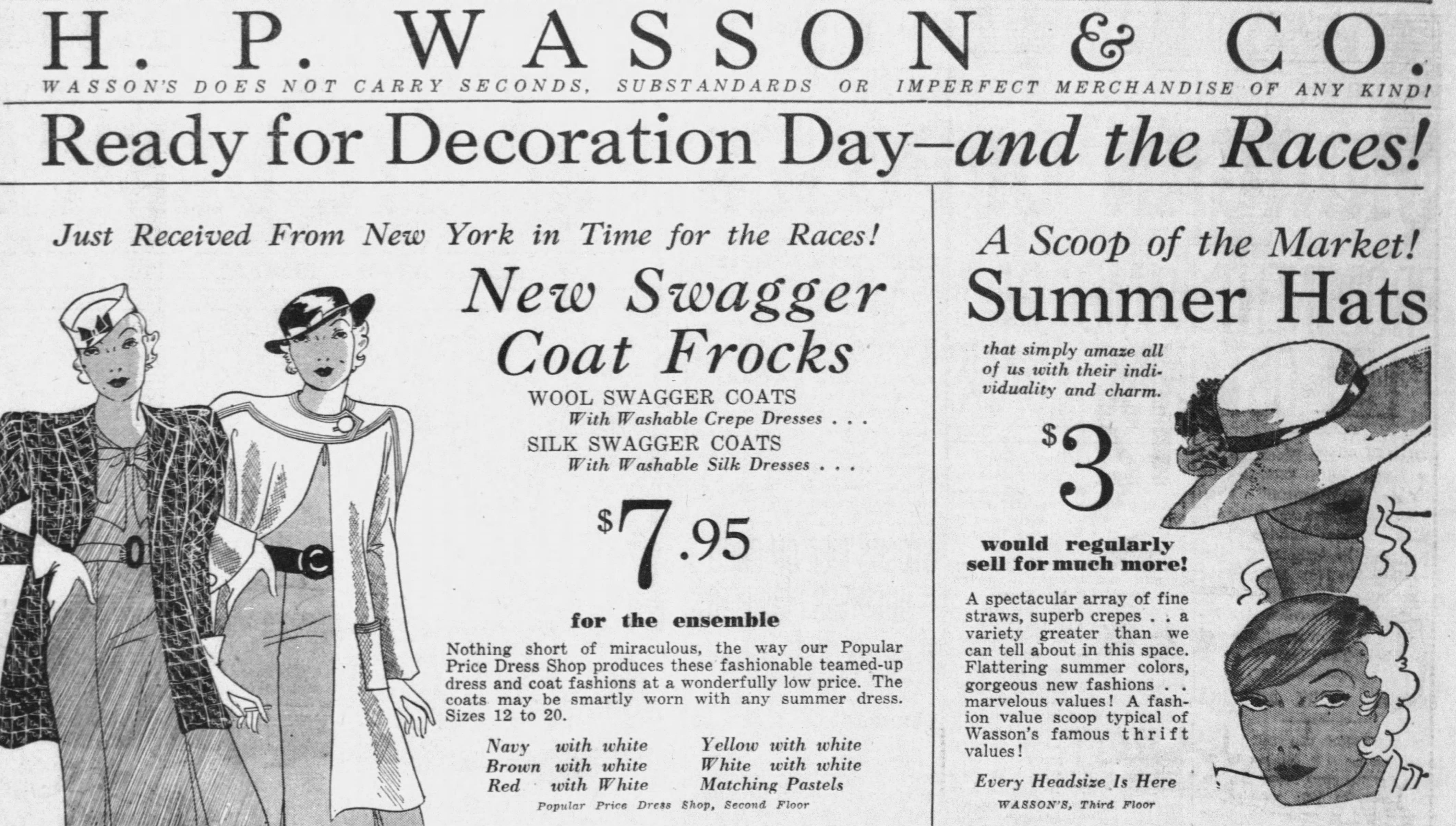 What the fashion girlies were wearing at the Indy 500 (in 1933) What the fashion girlies were wearing at the Indy 500 (in 1933)