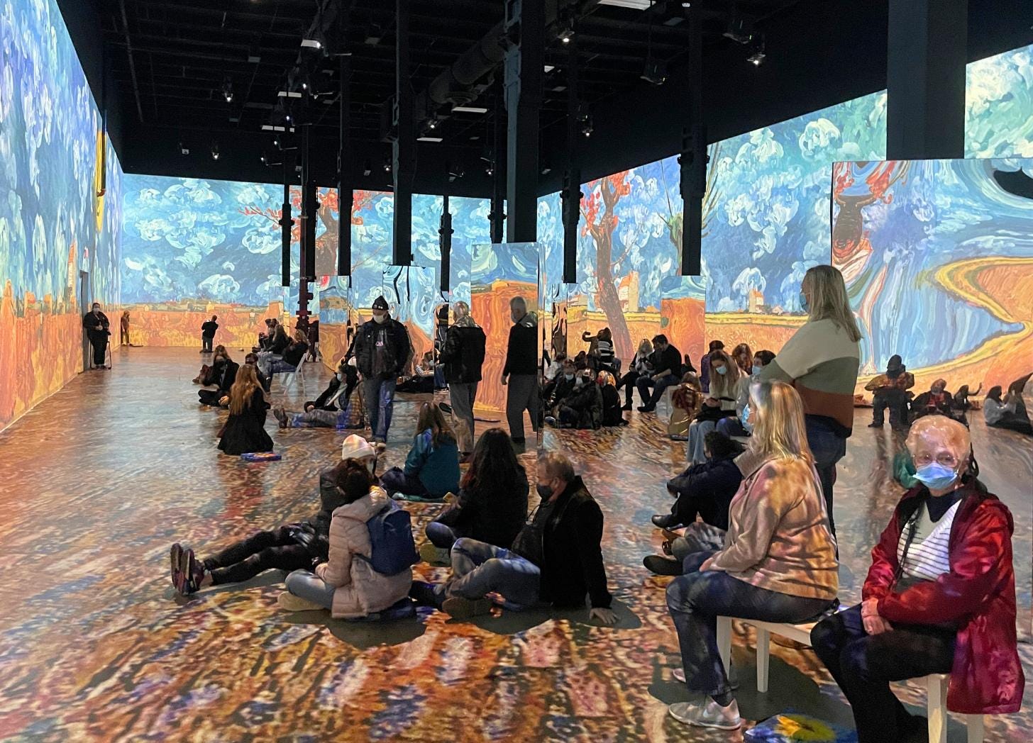 Inside the The ORIGINAL Immersive Van Gogh Exhibit, Lighthouse Artspace Cleveland