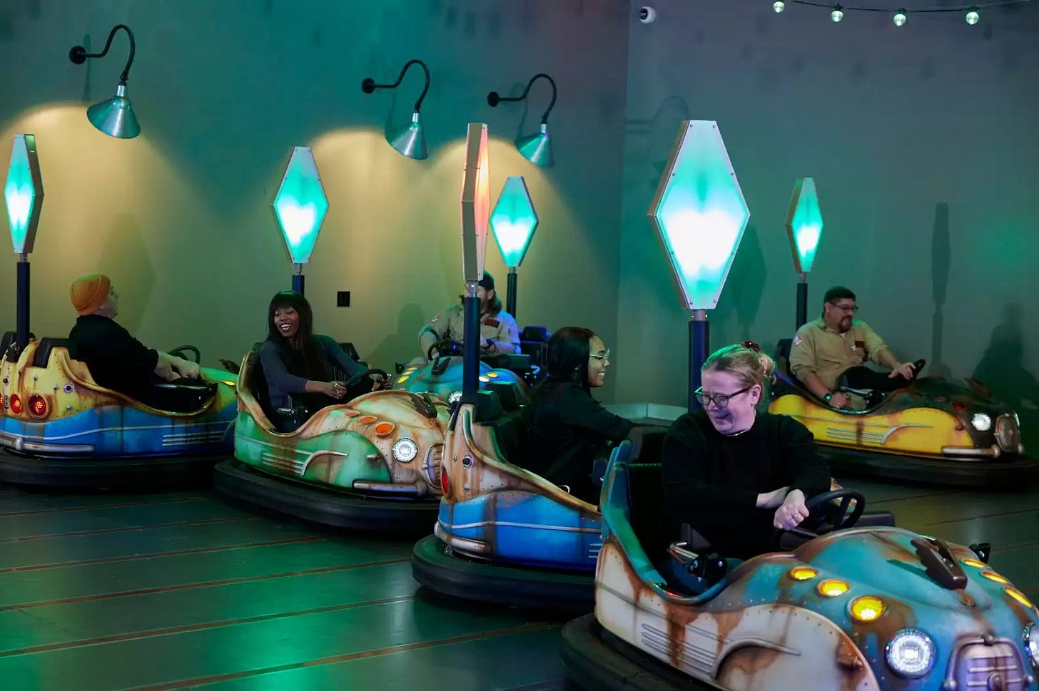 Zombieland bumper cars at Wonderverse