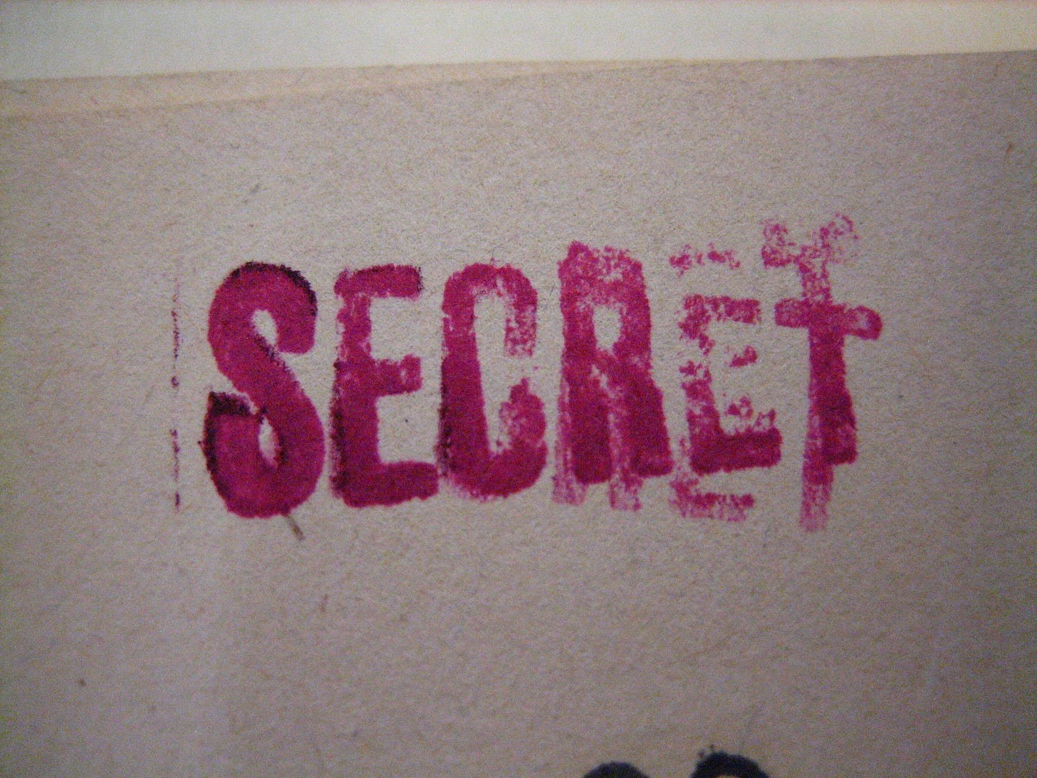 Secret stamp Secret stamp