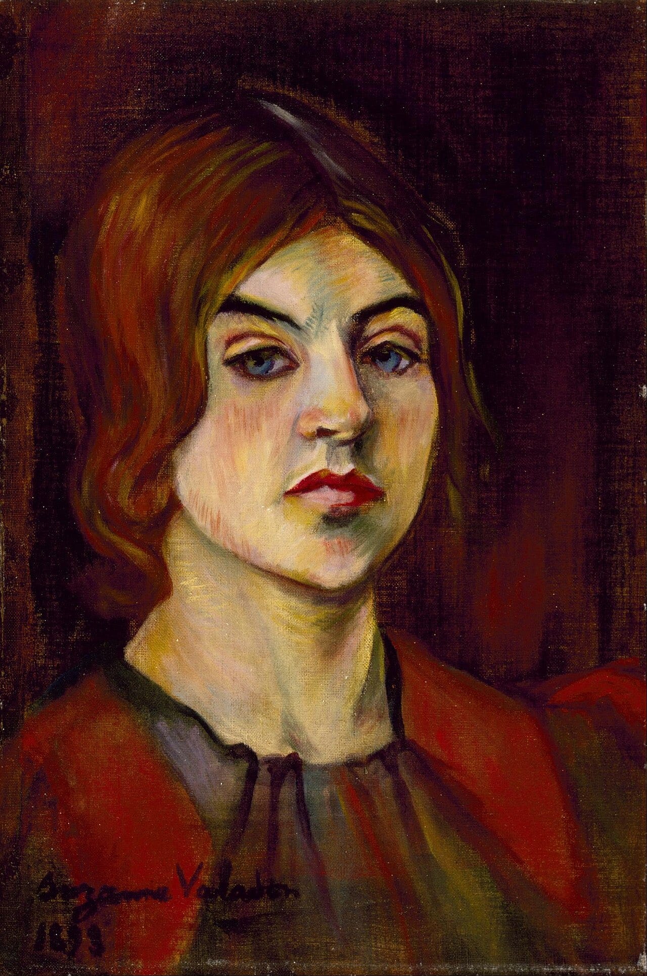 Self portrait of Valadon Self portrait of Valadon