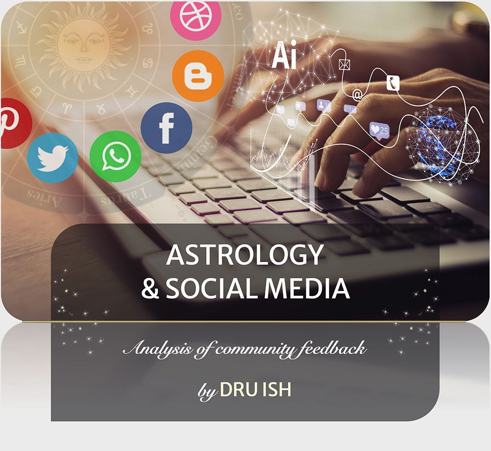 Astrology and Social Media - analysis of survery results by Dru Ish