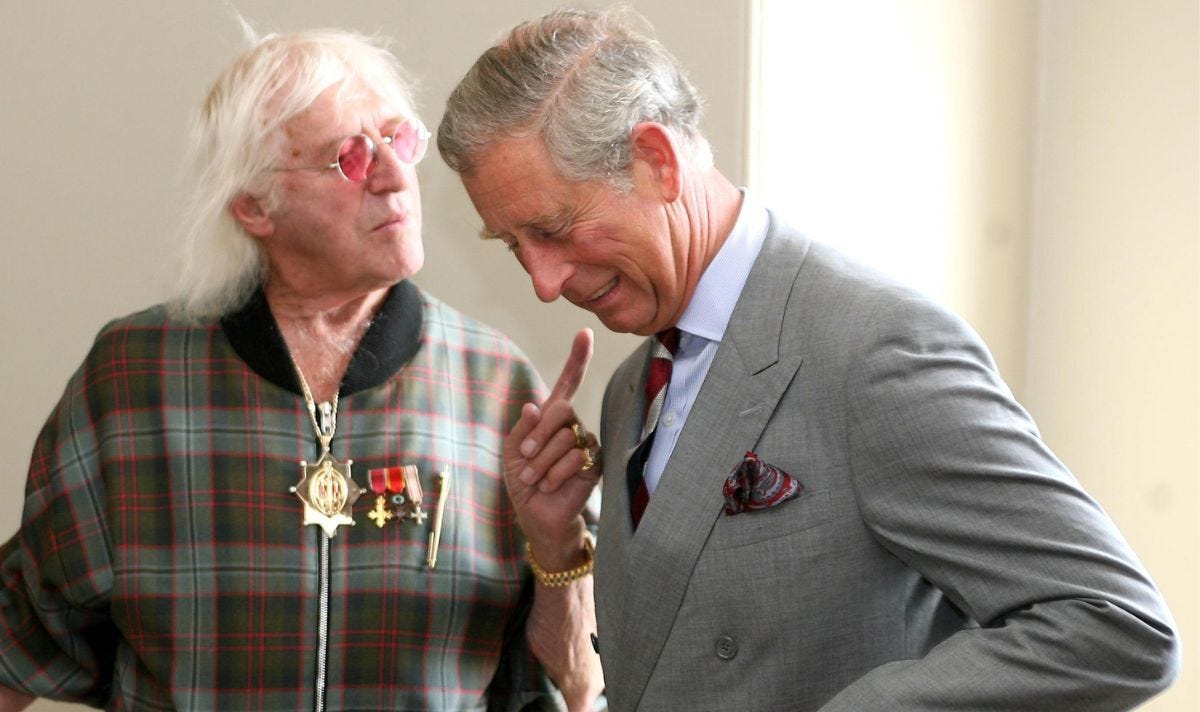 King Charles III sought advice from Jimmy Savile, documentary claims ...