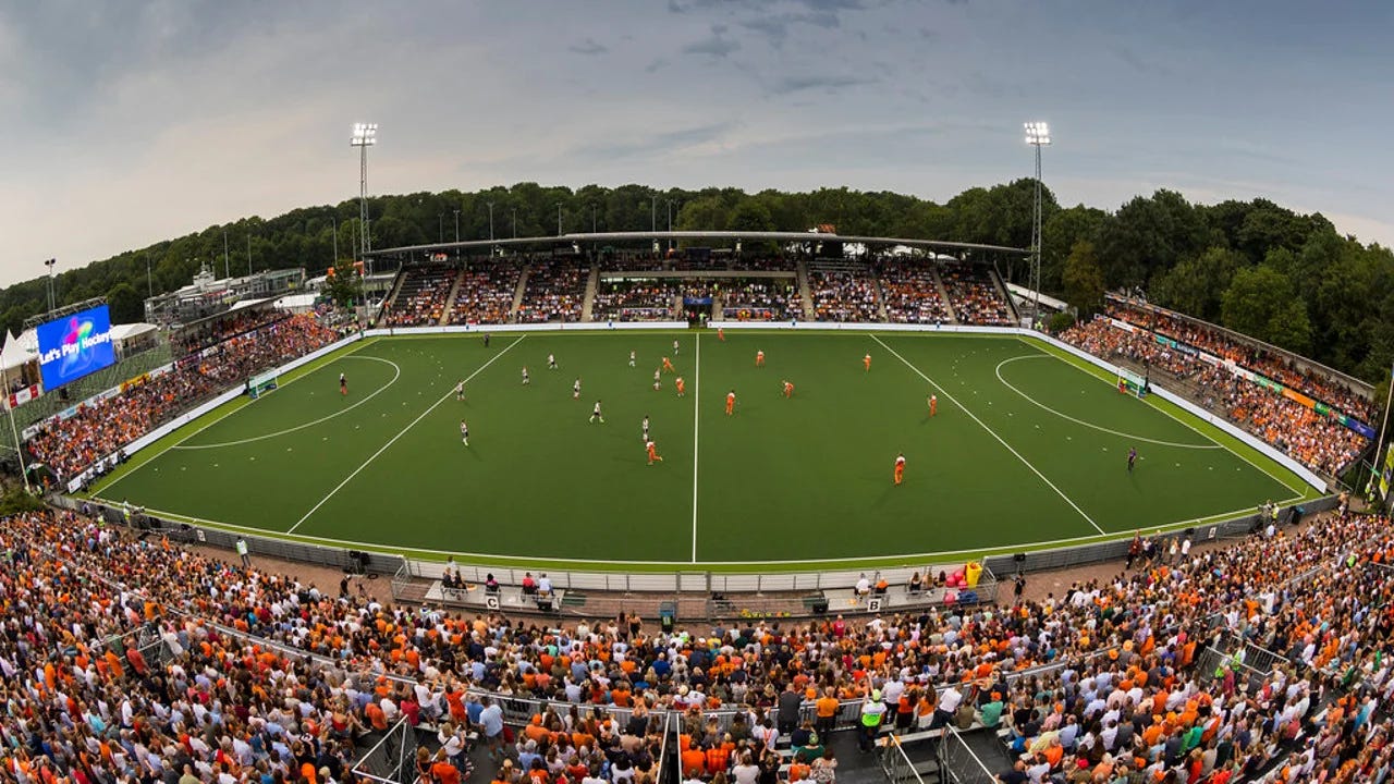 Wagener Stadium, en Amstelveen (Países Bajos). Wagener Stadium, en Amstelveen (Países Bajos).