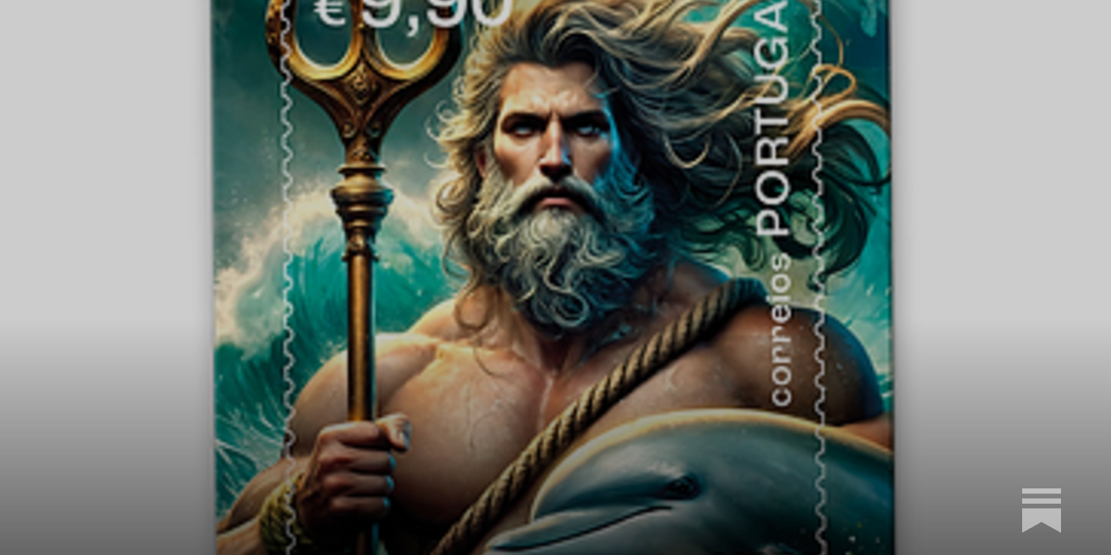 837 | Poseidon & Greek Mythology | CTT Crypto-Stamp project