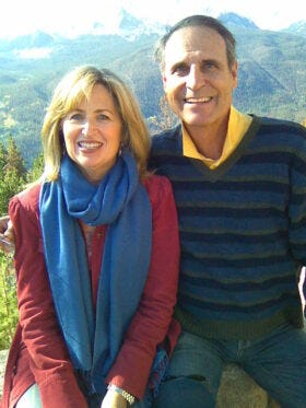 Jim & Barb McCotter in the mountains of Colorado Jim & Barb