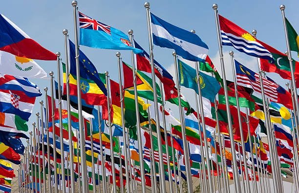national flags - world affairs stock pictures, royalty-free photos & images