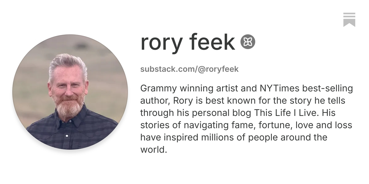rory feek | Substack