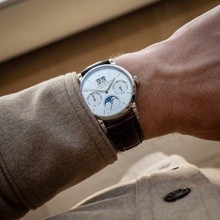 Lange saxonia annual calendar 36mm 2026 review