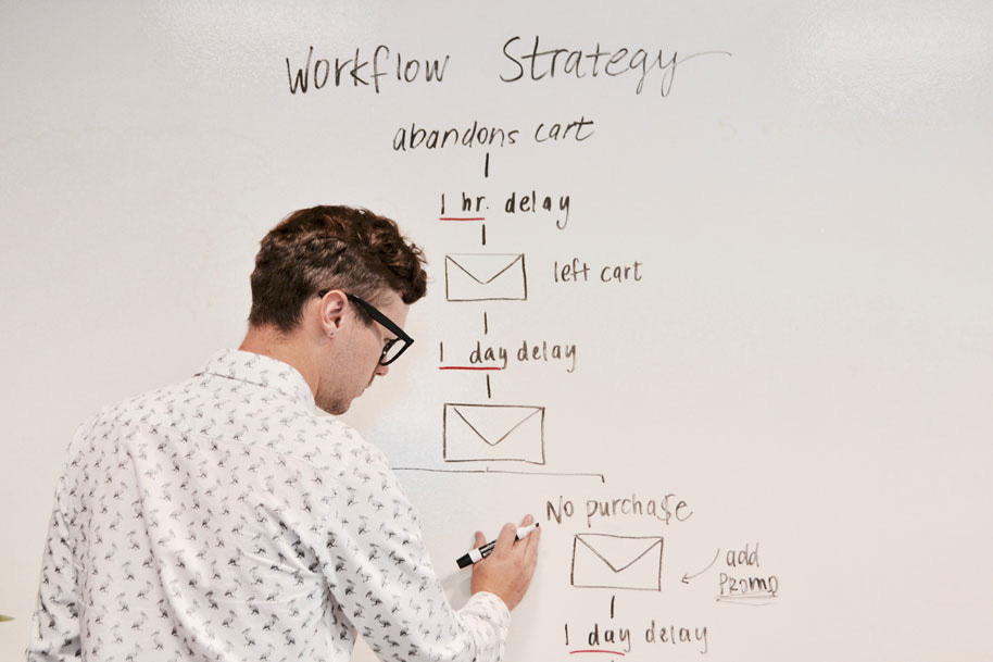 a product manager designing a workflow