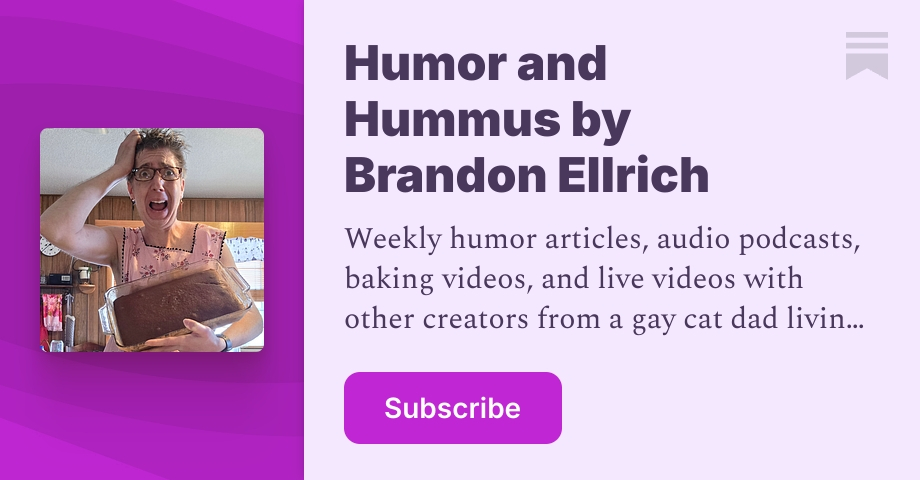 Brandon Zanavichhttps Brandon Ellrich is So Gay | Substack