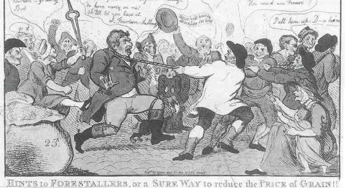 A black and white illustration with a group of people rioting A black and white illustration with a group of people rioting