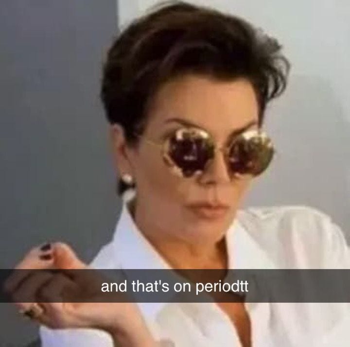 This may contain: a woman wearing sunglasses with the words like girl in front of her and behind her