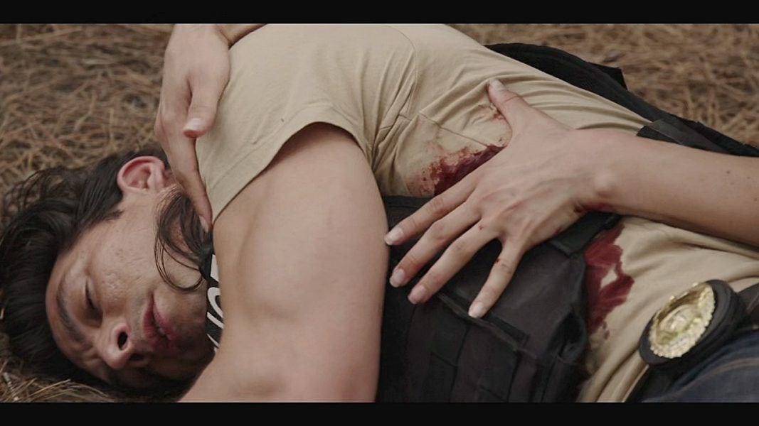 Walker hot Lunda bleeding to death Walker hot Lunda bleeding to death