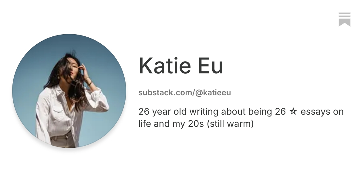 Katie Eu | Substack