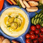 Spicy Dill Pickle Hummus & Saint-Bris (Sauvignon Blanc)