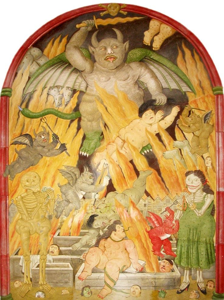Giudizio Universale di Botero, Pietrsanta