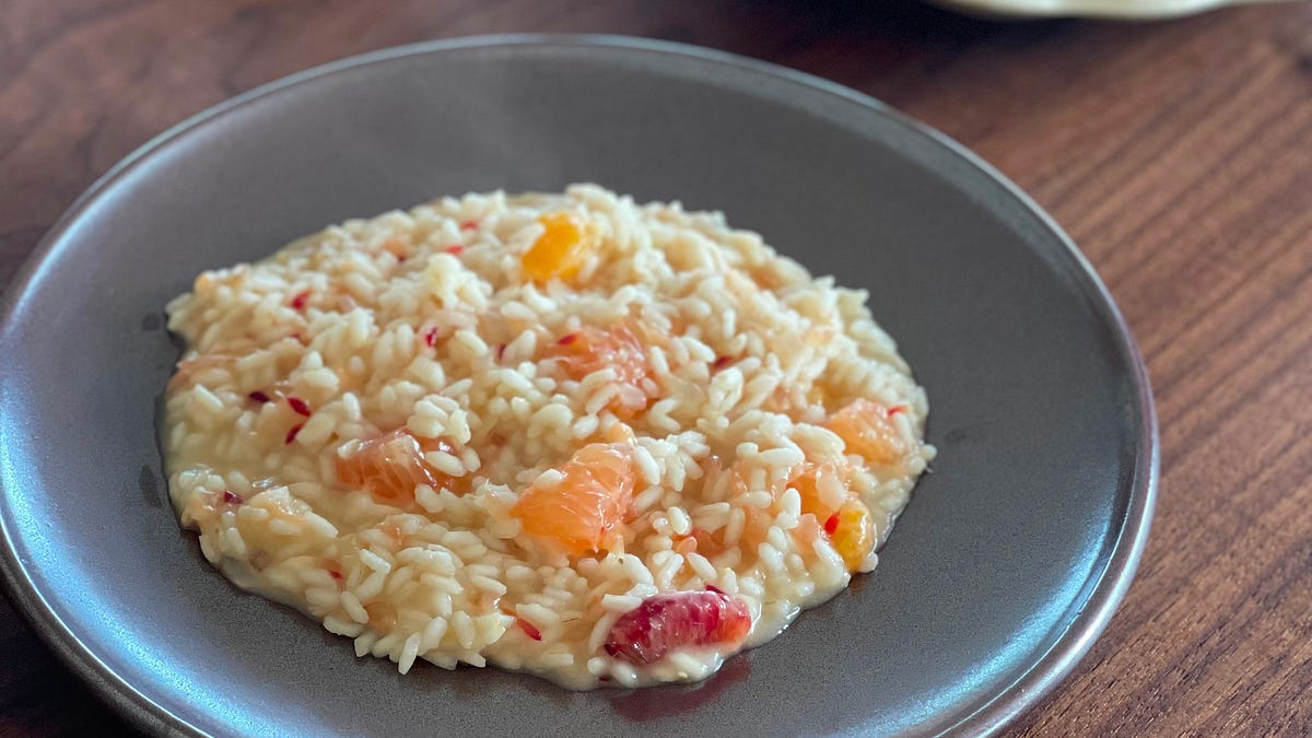 Creamy, zingy Citrus Risotto is the ultimate spring dish