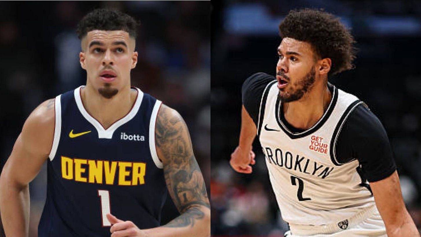 Denver Nuggets trade Michael Porter Jr. to Brooklyn Nets for Cam Johnson,  2032 draft pick