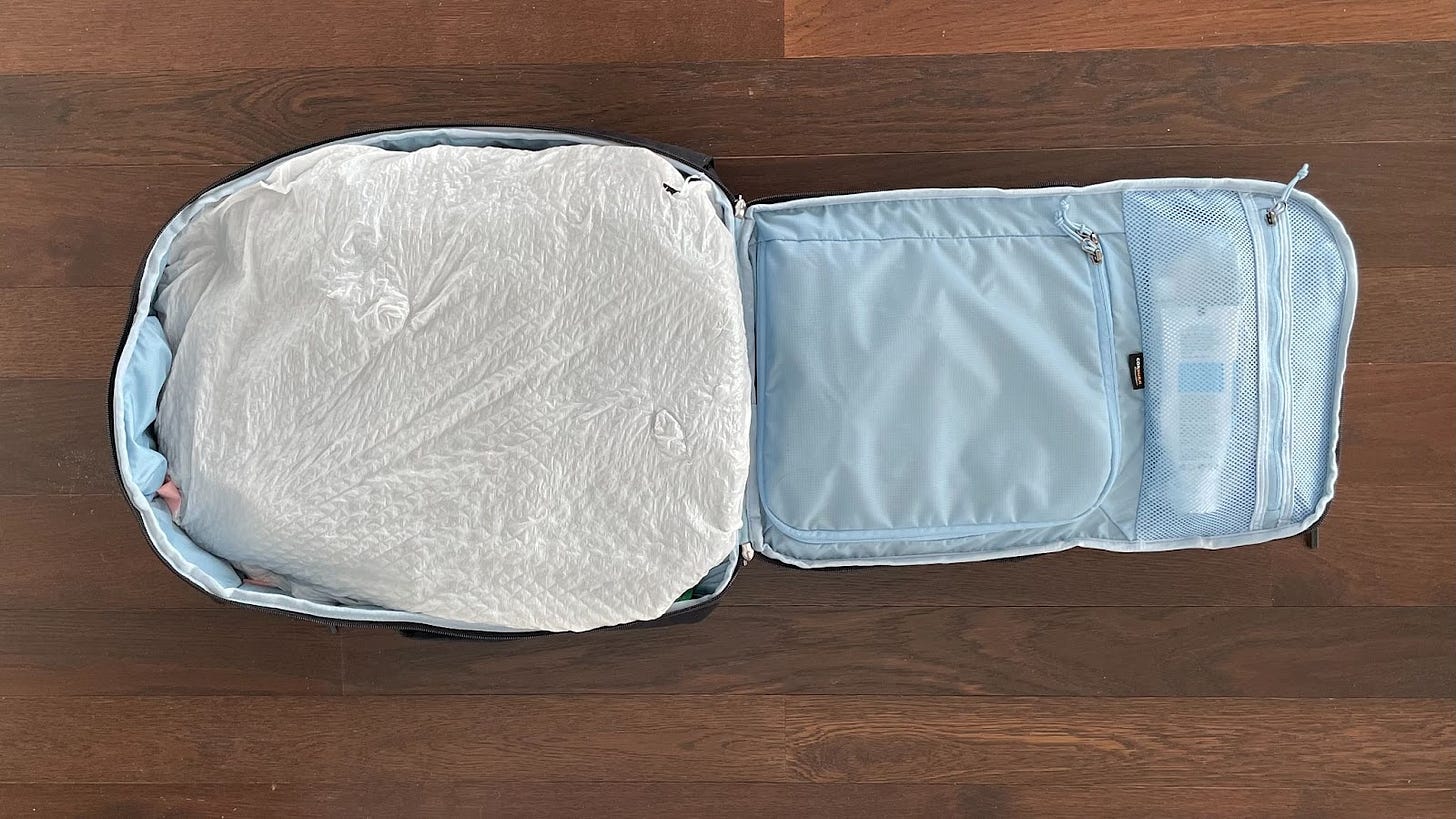 Large PAC with small PAC in plastic