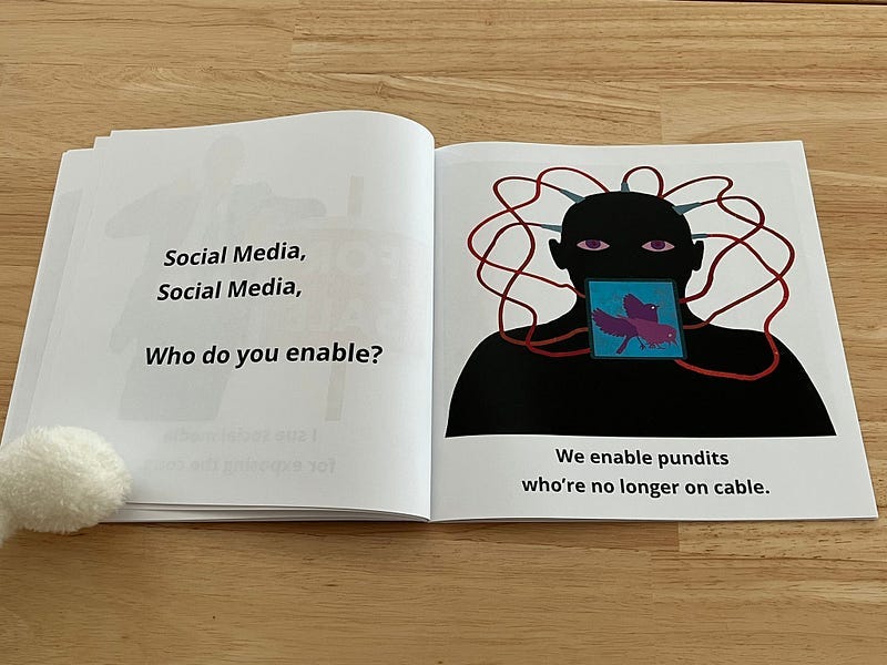 A page from the book, Billionaire, Billionaire, What Do You Steal?