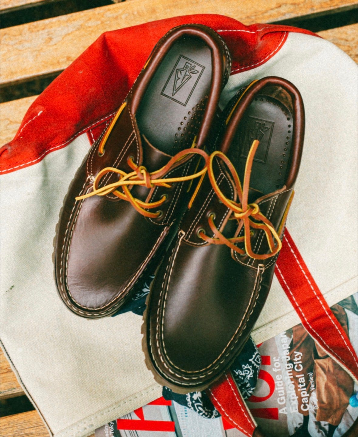 Arrow Moccasins - by Tom Hoy - Easy on the Ivy