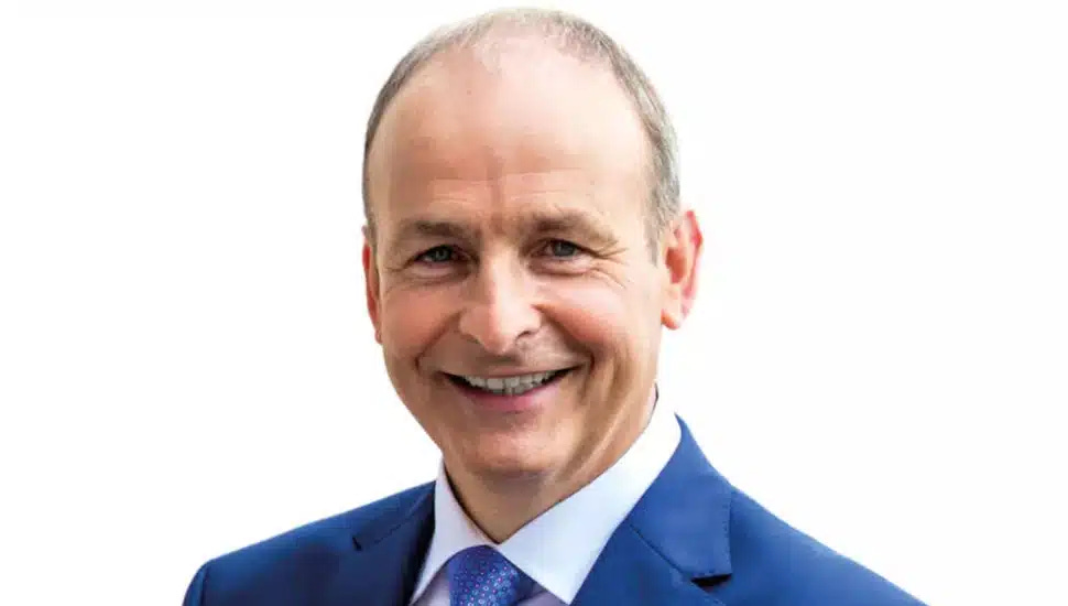Le Premier ministre irlandais Micheál Martin se rend à Villanova samedi.