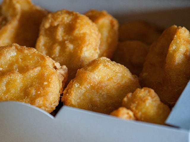 Chicken nuggets, close up. Chicken nuggets, close up.