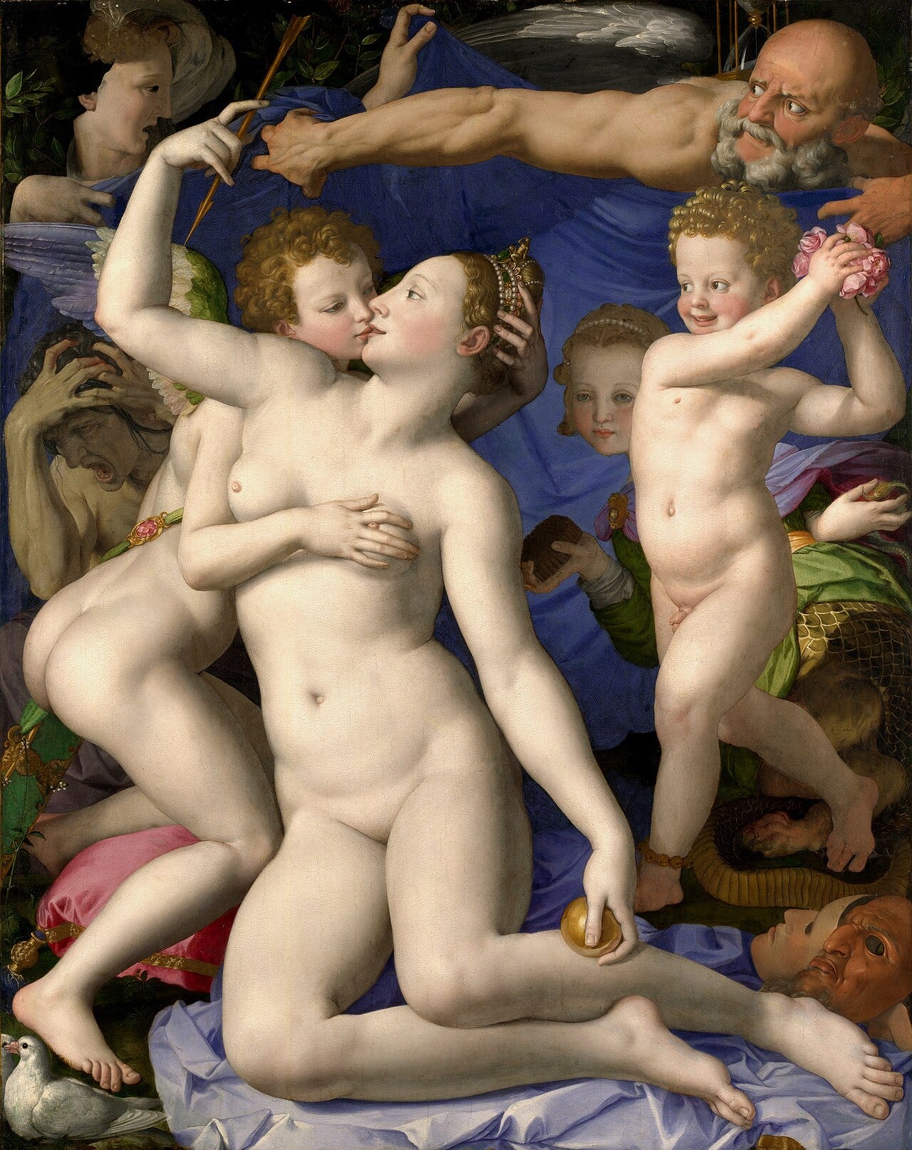 Allegory with Venus and Cupid by Bronzino Allegory with Venus and Cupid by Bronzino