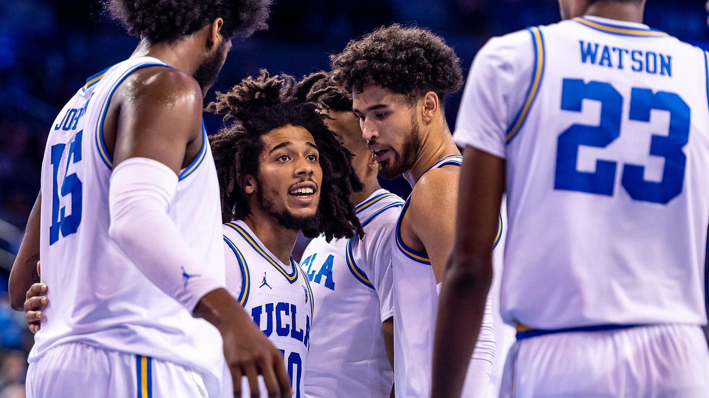 Tyger Campbell and Johnny Juzang