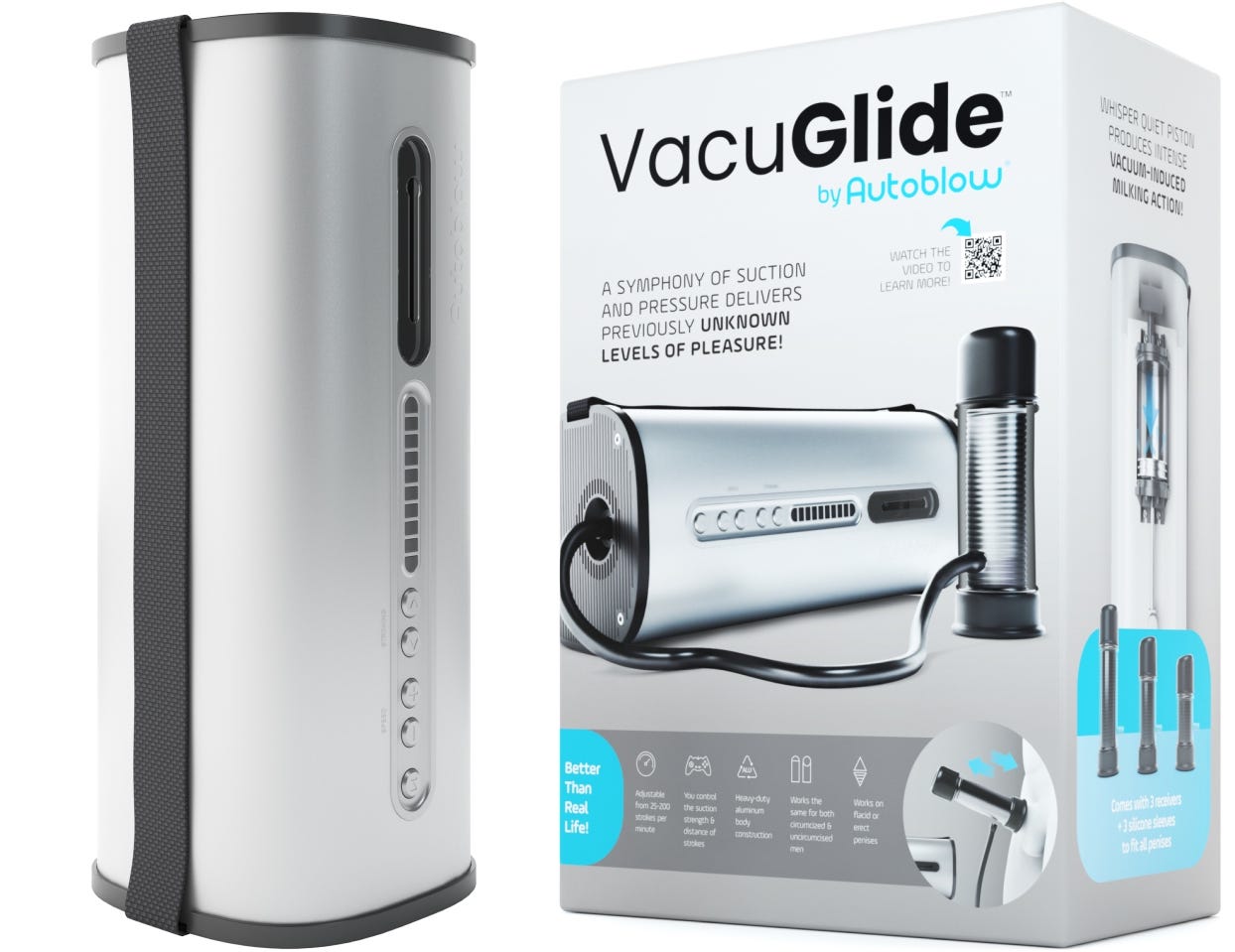 VacuGlide by Autoblow Male Milking Machine | Ultimate Penis Milker | Best  ED Sex Toy