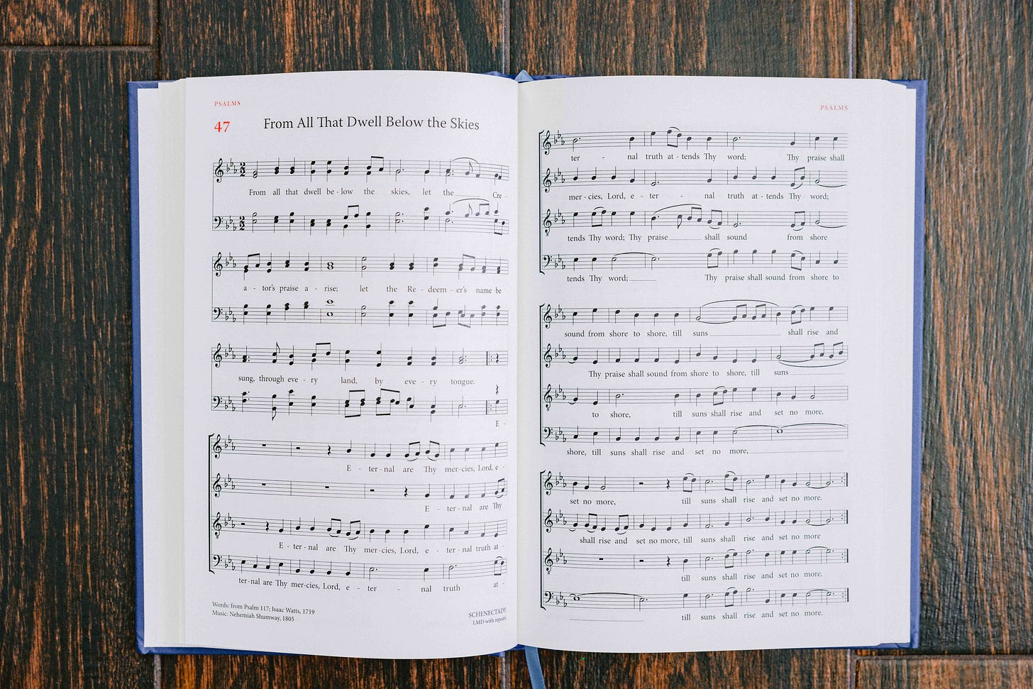 Fuging tune from Let Joy Resound Hymnal