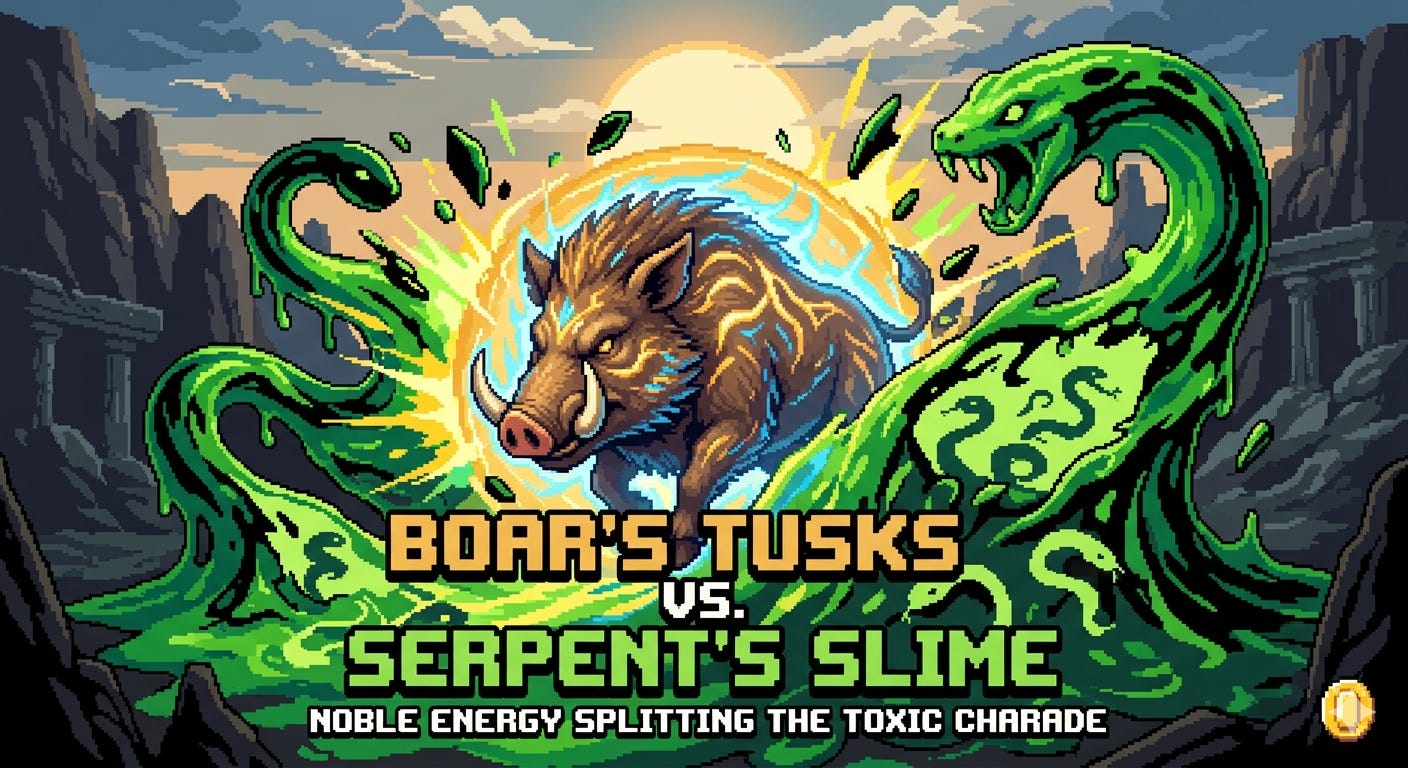 The Boar’s Tusks vs. The Serpent’s Slime: How BlindZac's Noble Boar Energy Is Splitting Open Gary the Numbers Guy’s Toxic Snake Charade