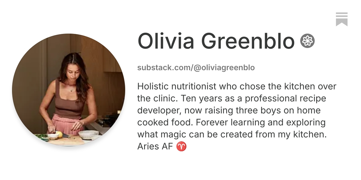 Olivia Greenblo | Substack