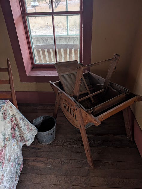 old cabin inside view
