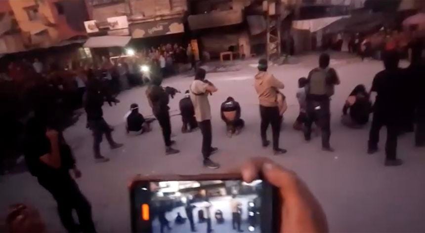 As Hamas fights with rival groups masked fighters are seen executing men in  Gaza City | CNN