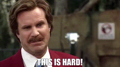 YARN | This is hard! | Anchorman: The Legend of Ron Burgundy (2004) | Video  gifs by quotes | 43ebc0d3 | 紗