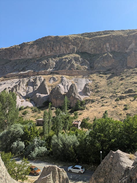 Making our way back to Uçhisar