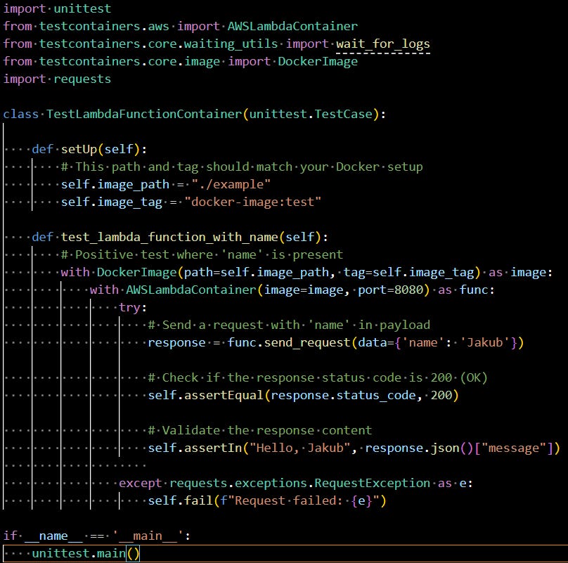 Running Integration Tests Locally with Testcontainers: AWS Lambda Example