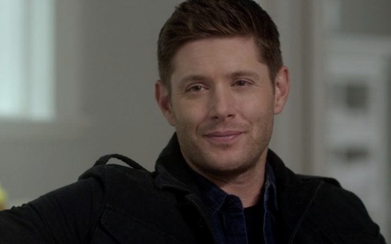 supernatural dean winchester smirk at sam on therapist couch