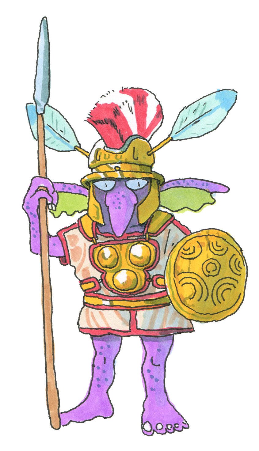 Art by @Alaingruetter on twitter. They have lots of goblins you can buy here!