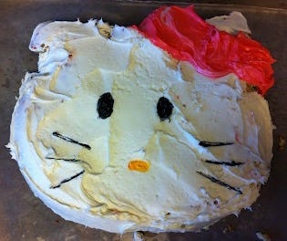 Hello Kitty Cake Fail | Cakes gone wrong, Bad cakes