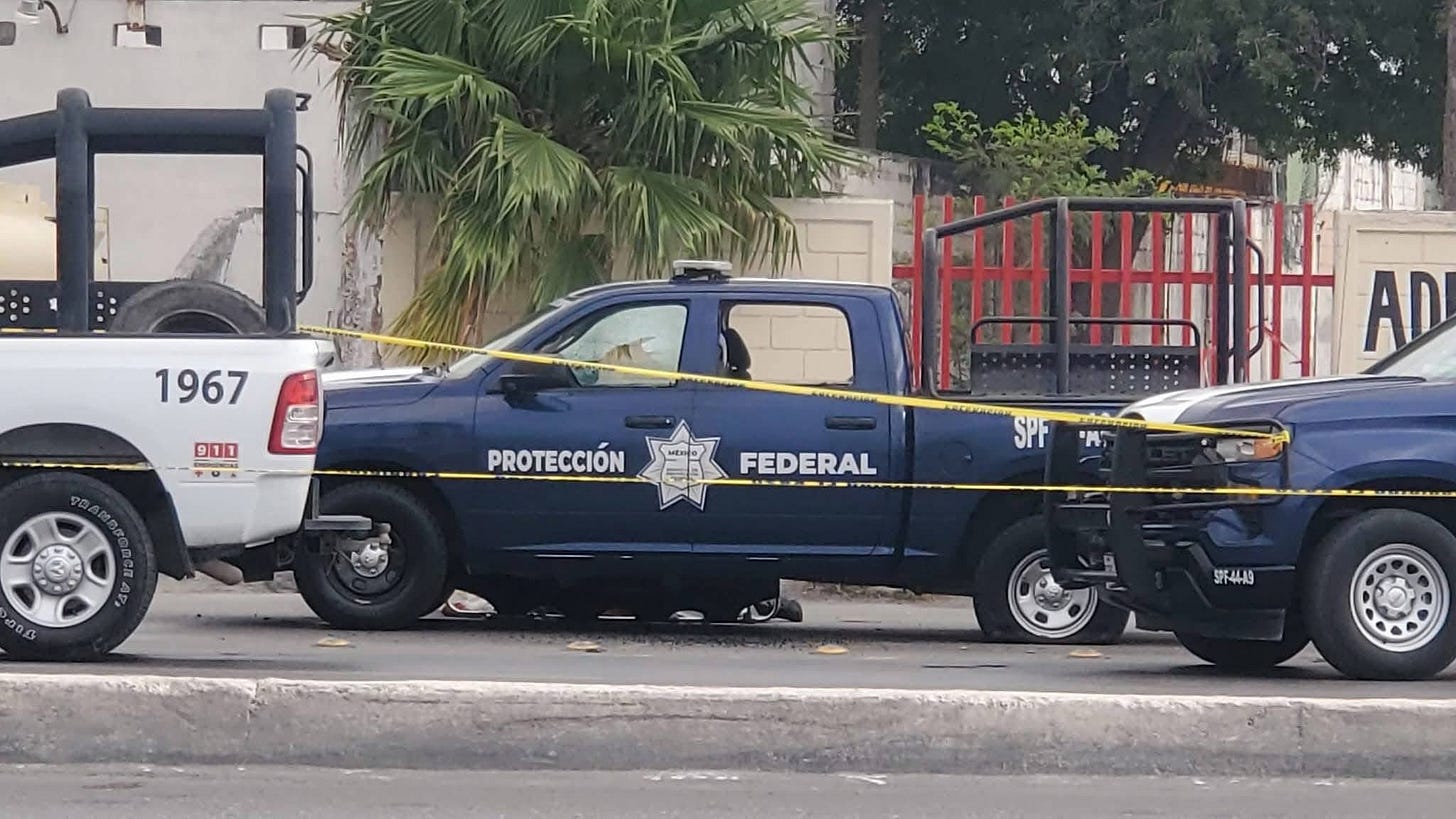 A Mexican Federal Protection Service officer assigned to guard the US Consulate in Matamoros was killed in an ambush away from that building on Sunday. A Mexican Federal Protection Service officer assigned to guard the US Consulate in Matamoros was killed in an ambush away from that building on Sunday.