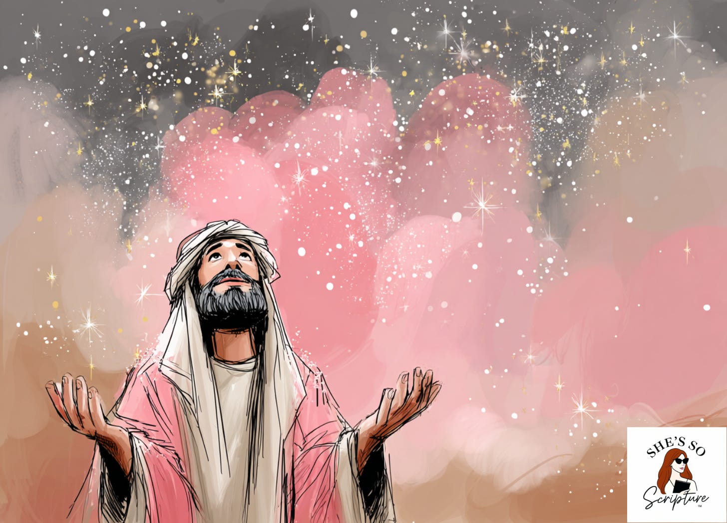 Illustrated scene representing God’s covenant with Abraham, emphasizing identity, promise, and generational faithfulness rather than ritual or law.