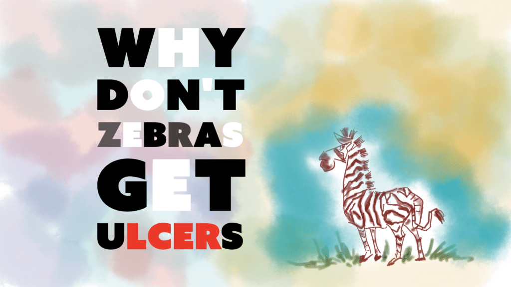 Humans get stressed through pure imagination. Zebras get stressed when a lion actually appears. This explains why so many knowledge workers suffer stress-related diseases. Your body wasn't designed for your job