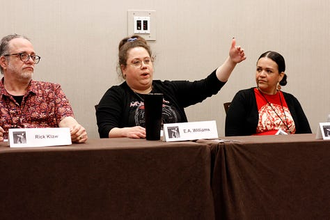 An assortment of people and scenes from Armadillocon 2024, held September 6-8 in Austin, Texas. (Gallery 3)
