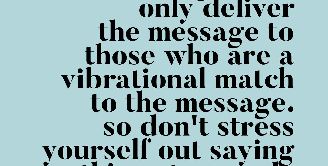People can't take in what they don't understand.