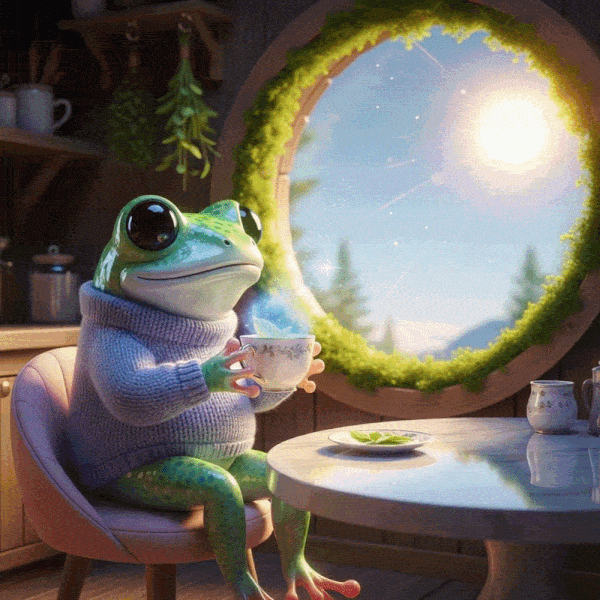Tea dream animated note